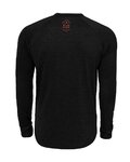ROCDAY Cycling summer long sleeve jersey - EVO RACE - black/red