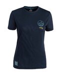 ROCDAY Cycling short sleeve jersey - WOODY LADY - blue