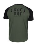 ROCDAY Cycling short sleeve jersey - PARK - green/black