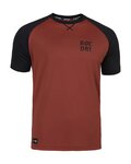 ROCDAY Cycling short sleeve jersey - PARK - red/black