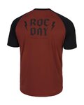 ROCDAY Cycling short sleeve jersey - PARK - red/black