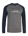 ROCDAY Cycling summer long sleeve jersey - MOUNT - blue/grey