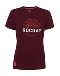 ROCDAY Cycling short sleeve jersey - MONTY LADY - bordeaux