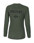 ROCDAY Cycling summer long sleeve jersey - PATROL LADY - green