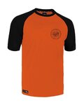 ROCDAY Cycling short sleeve jersey - GRAVEL - black/orange