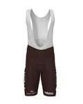 ROSTI Cycling bib shorts - AG2R 2020 - brown