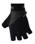 SANTINI Cycling fingerless gloves - ORIGINE - black