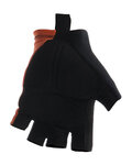 SANTINI Cycling fingerless gloves - BRISK - orange