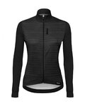 SANTINI Cycling winter long sleeve jersey - SCIA LADY WINTER - black