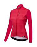 SANTINI Cycling winter long sleeve jersey - SCIA LADY WINTER - red