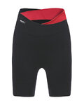 SANTINI Cycling shorts without bib - SFIDA LADY - black/red