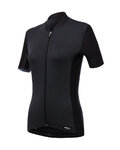 SANTINI Cycling short sleeve jersey - SCIA LADY - black