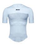 SANTINI Cycling short sleeve t-shirt - AIRY - grey
