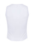 SANTINI Cycling sleeve less t-shirt - LIEVE - white