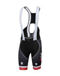 SPORTFUL Cycling bib shorts - TREK SEGAFREDO 2017 - black/red