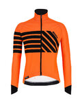 SANTINI Cycling thermal jacket - SVOLTA - black/orange