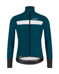 SANTINI Cycling thermal jacket - VEGA H2O - black/blue
