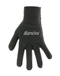 SANTINI Cycling long-finger gloves - VEGA XTREME - black