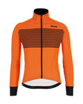 SANTINI Cycling thermal jacket - COLORE - orange