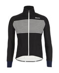 SANTINI Cycling thermal jacket - COLORE - black
