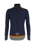SANTINI Cycling thermal jacket - VEGA XTREME - blue