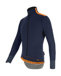 SANTINI Cycling thermal jacket - VEGA XTREME - blue
