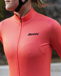 SANTINI Cycling winter long sleeve jersey - COLORE LADY WINTER - pink