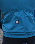 SANTINI Cycling thermal jacket - COLORE - blue