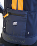 SANTINI Cycling thermal jacket - VEGA MULTI - blue