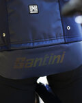 SANTINI Cycling thermal jacket - VEGA MULTI - blue