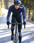 SANTINI Cycling thermal jacket - VEGA MULTI - blue