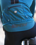 SANTINI Cycling thermal jacket - VEGA MULTI - blue