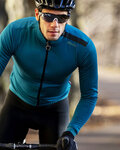 SANTINI Cycling thermal jacket - VEGA MULTI - blue
