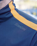 SANTINI Cycling thermal jacket - VEGA XTREME - blue
