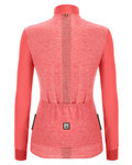 SANTINI Cycling winter set - COLORE PURO LADY WNT - pink/black