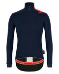 SANTINI Cycling thermal jacket - VEGA MULTI WINTER - blue
