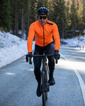 SANTINI Cycling thermal jacket - VEGA XTREME - orange