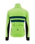 SANTINI Cycling thermal jacket - COLORE HALO - green