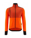 SANTINI Cycling thermal jacket - VEGA ABSOLUTE - orange