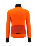 SANTINI Cycling thermal jacket - VEGA ABSOLUTE - orange