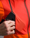 SANTINI Cycling thermal jacket - VEGA ABSOLUTE - orange