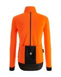 SANTINI Cycling thermal jacket - VEGA MULTI - orange