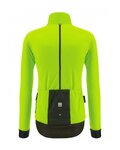 SANTINI Cycling thermal jacket - VEGA MULTI - green