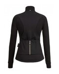 SANTINI Cycling thermal jacket - CORAL BENGAL LADY - black