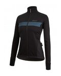 SANTINI Cycling thermal jacket - CORAL BENGAL LADY - black