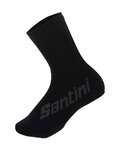 SANTINI Cycling shoe covers - ACE - black