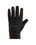SANTINI Cycling long-finger gloves - COLORE - black