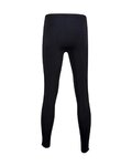 SANTINI Cycling long trousers withot bib - FULL ZIP - ZIP UP - black
