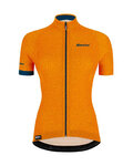 SANTINI Cycling short sleeve jersey - GIADA HIP LADY - orange