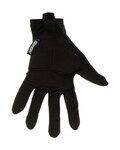 SANTINI Cycling long-finger gloves - ECO WIN - black
